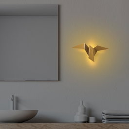 Opviq Lámpara de pared Pacali 13503 M Dorado